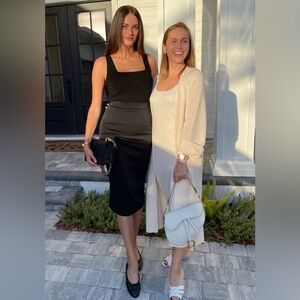 Dolce&Gabbana Pencil Silk Skirt 40IT/Small AS-IS